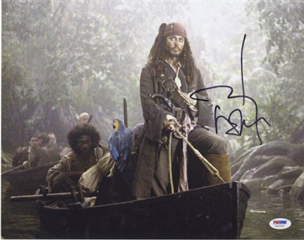 Johnny Depp Autographed 11x14 Photo